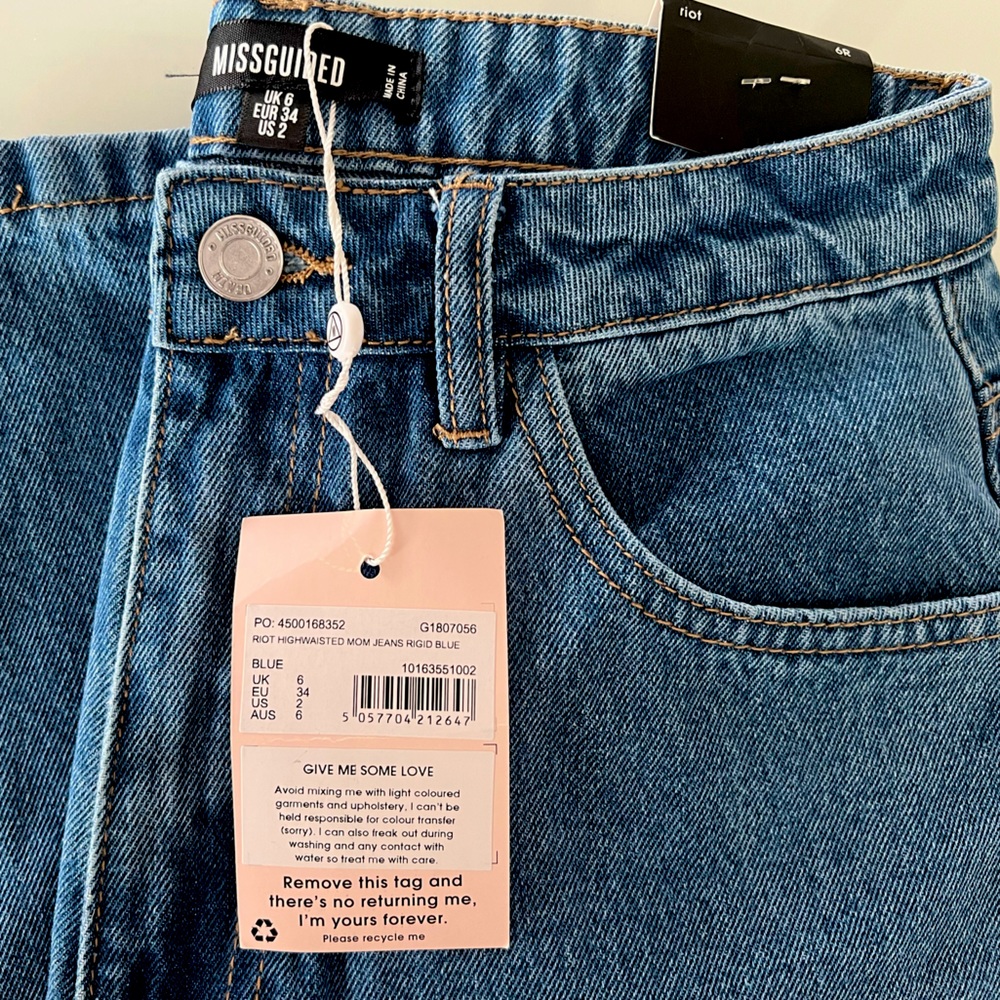 Missguided High waisted mom jeans